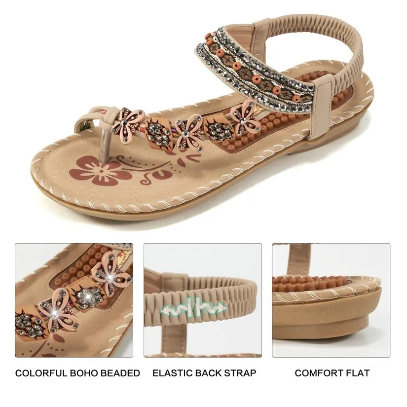DHgate Casual Womens Summer Sandals Dressy Flat Drop Delivery Comfort Shoes Shoes Accessories