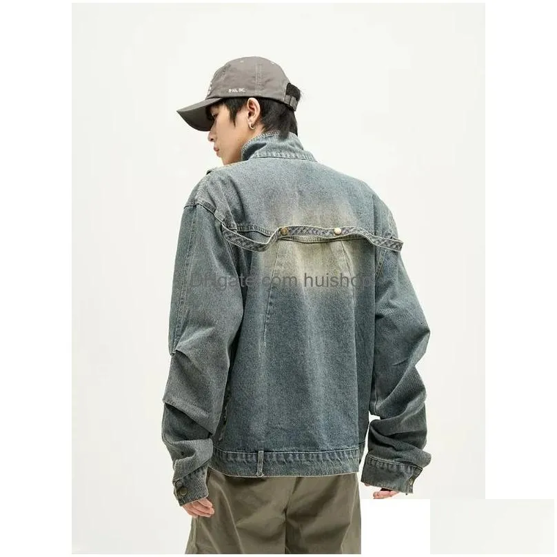 DHgate.com:American Vintage Loose Denim Jacket - Unisex