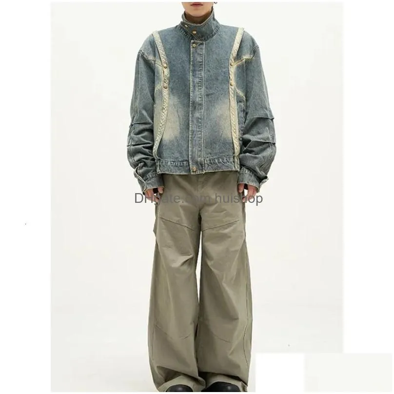 高級感 Loose Vintage DHgate.com:American Denim Unisex - Jacket Clothing