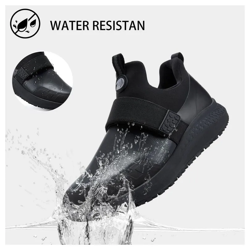 DHgate Mens Waterproof Non Slip Kitchen Work Shoes Slip Resistant Comfortable Casual Sneakers for Restaurant Chefs and Food Service Workers Shoes Accessories