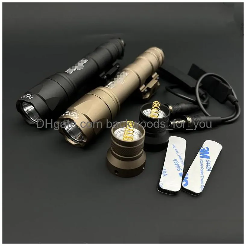 surefir m600 m600c scout flashlight 340lumens led tatical hunting light with dual function tape swtich