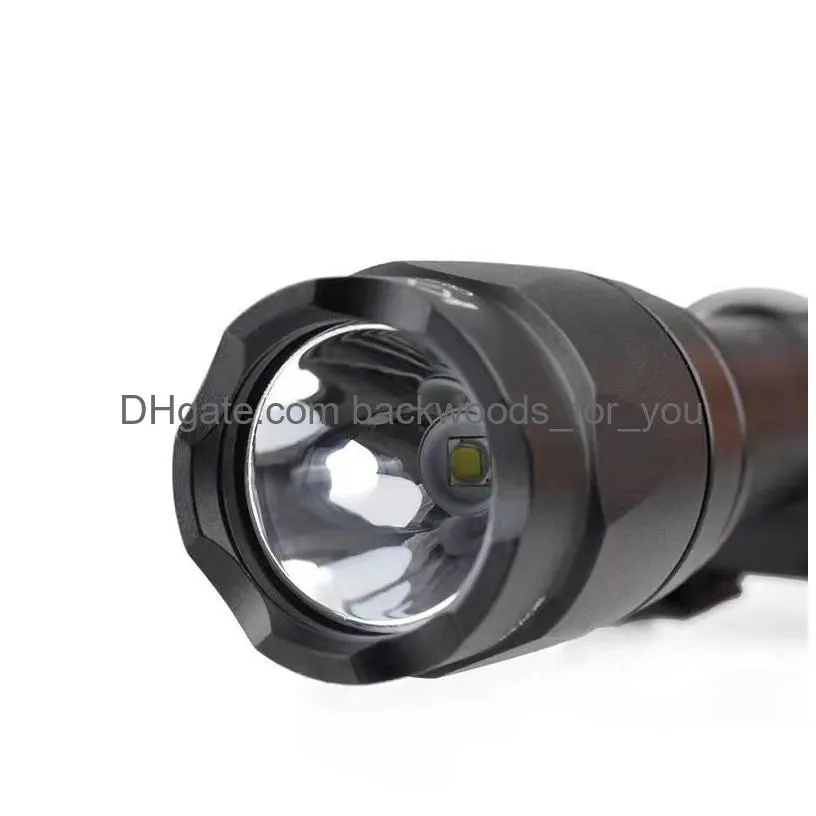 surefir m600 m600c scout flashlight lumens led tatical hunting gun light with dual function tape