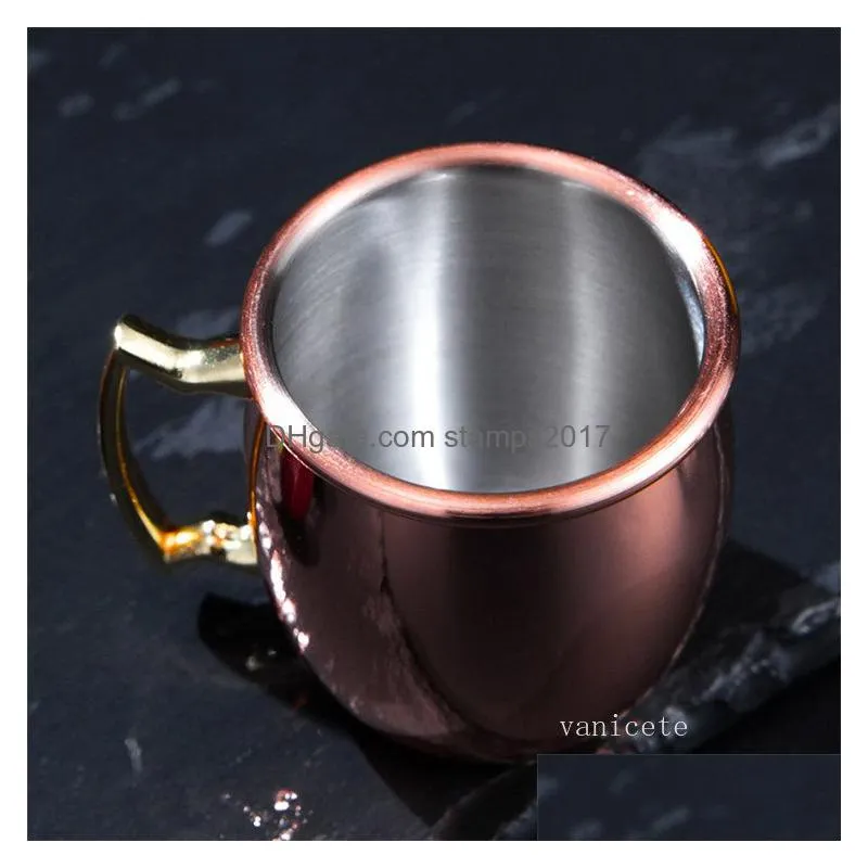 home wine glasses moscow mini glass 60ml stainless steel cocktail cup moscow mule cups beer ancients copper cuplt163