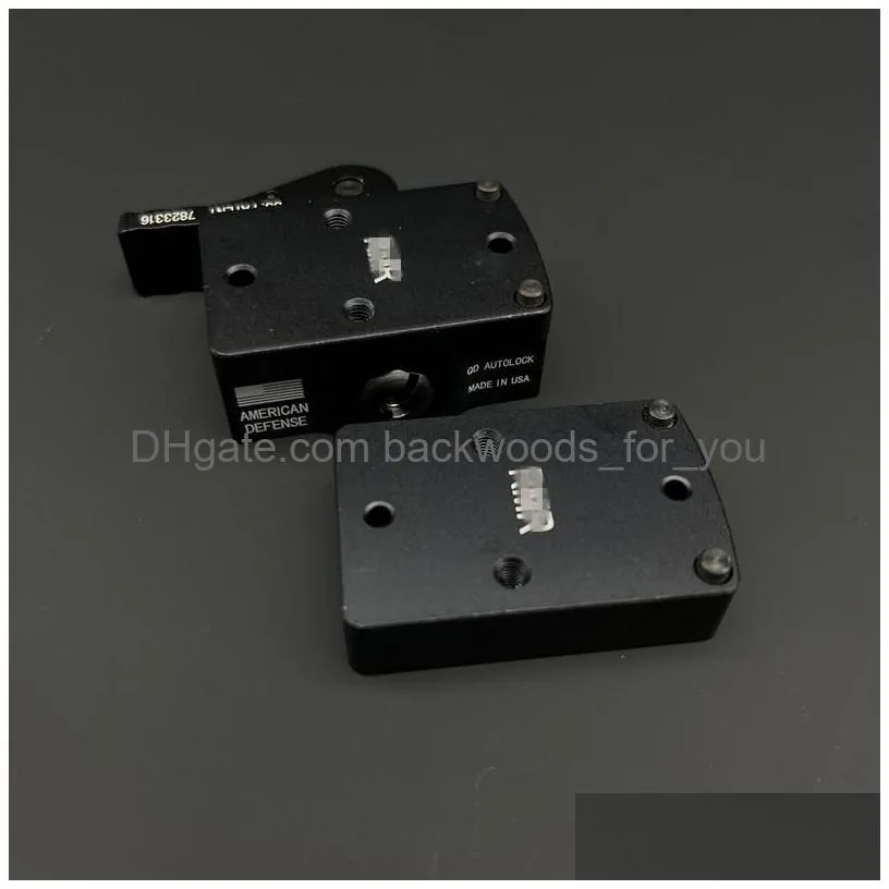 cnc mini red sight scope mount with qd auto lock riser plate fit 20mm weaver picatinny rail for hunting