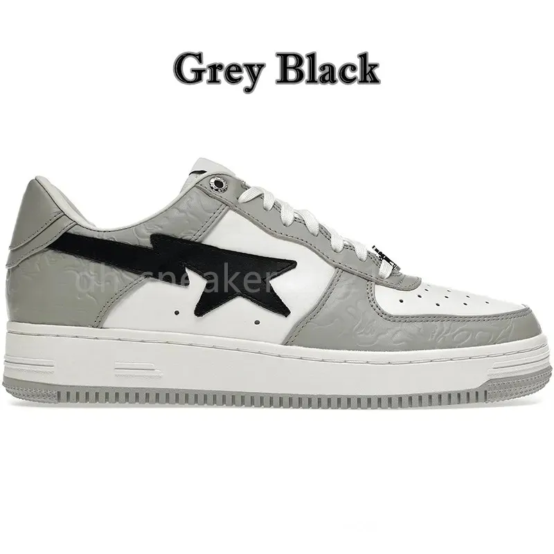 Designer Casual Shoes Shark Star SK8 Low Baped Patent Leather Black White Blue Camouflage Skateboarding jogging Men Women Sports Sneakers Trainer 36-45