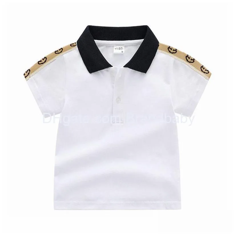 retail baby boys clothes short sleeve polo shirts fashion toddler children tee tops casual sport outfits designers clothes 1-6y