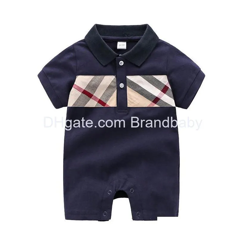 newborn baby romper clothes designer short sleeve baby rompers infant clothing baby boys girls jumpsuits 0-24 month