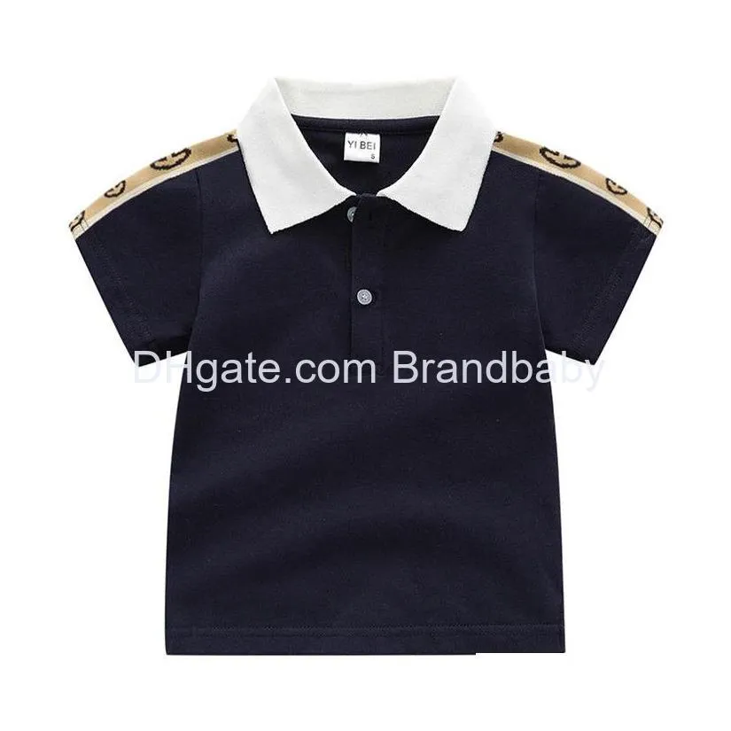 retail baby boys clothes short sleeve polo shirts fashion toddler children tee tops casual sport outfits designers clothes 1-6y