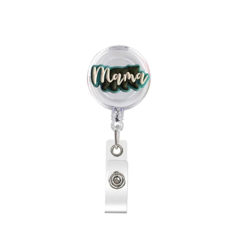 cute retractable badge holder reel badge reel - clip-on name badge tag with belt clip id badge reels clip card holder for office workers miss you doctors nurses medical students and students