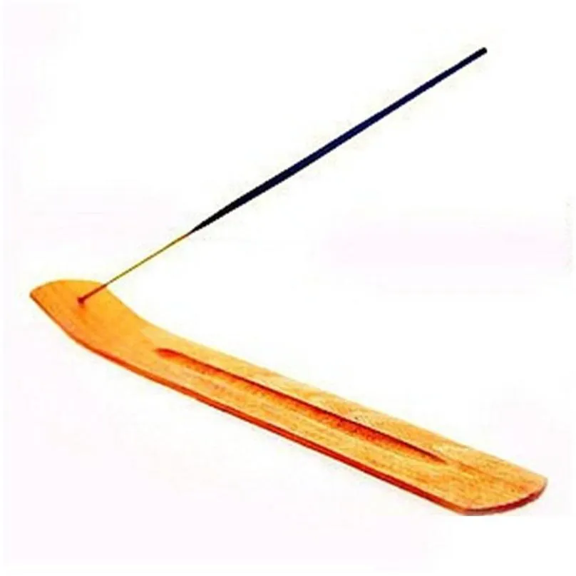 natural plain wood incense stick household sundries ash catcher burner holder wooden incenses sticks home decoration