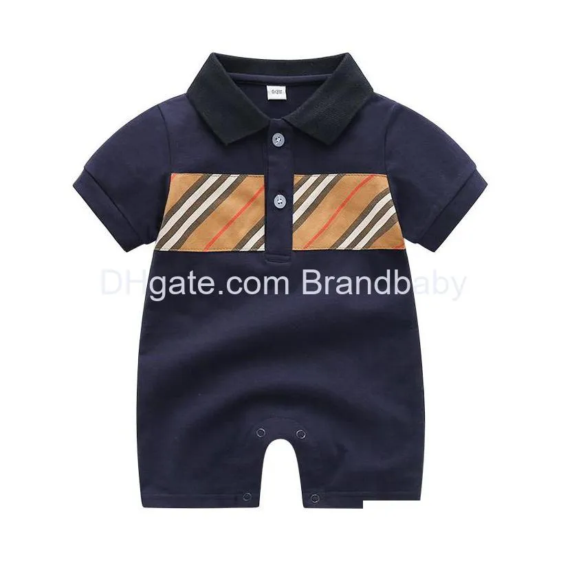 infant jumpsuit kids designer rompers girls boys brand letter born baby clothes toddler clothes baby romper children pajamas