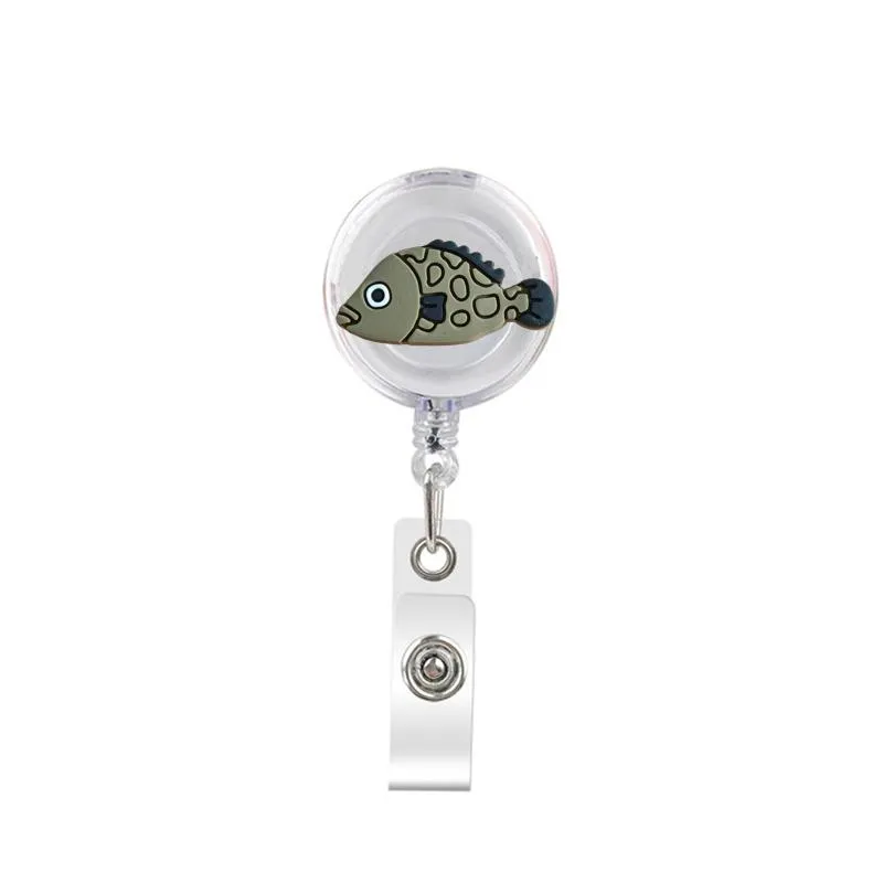 the flowers retractable badge reel with alligator clip name nurse id card badge holder reel decorative custom badge holder