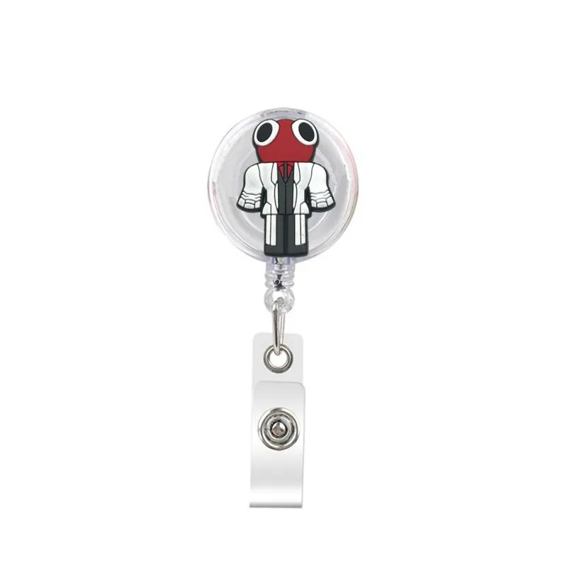 the flowers retractable badge reel with alligator clip name nurse id card badge holder reel decorative custom badge holder