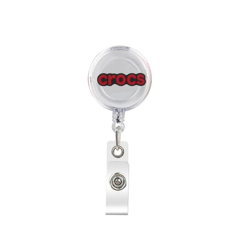 cute retractable badge holder reel badge reel - clip-on name badge tag with belt clip id badge reels clip card holder for office workers letters doctors nurses medical students and students