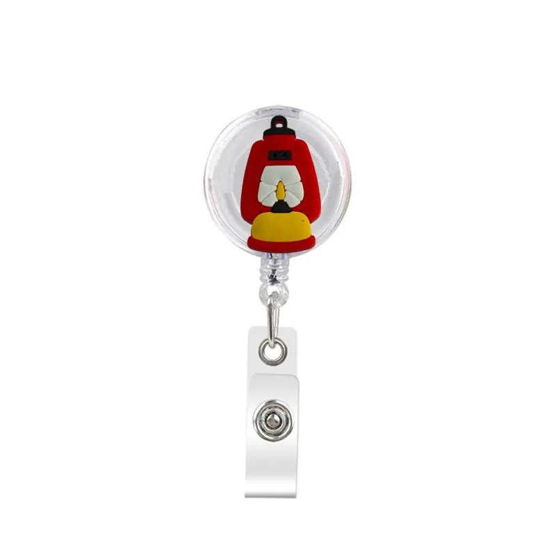 cute retractable badge holder reel badge reel - clip-on name badge tag with belt clip id badge reels clip card holder for office workers doctors nurses medical students and students