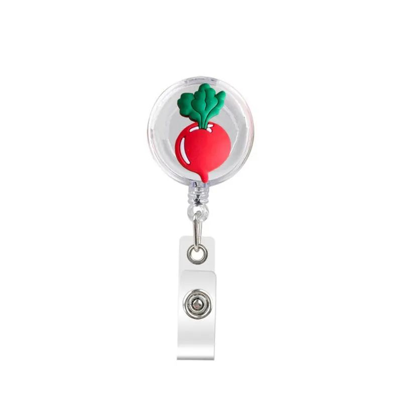 cute retractable badge holder reel badge reel - clip-on name badge tag with belt clip id badge reels clip card holder for office workers bus doctors nurses medical students and students