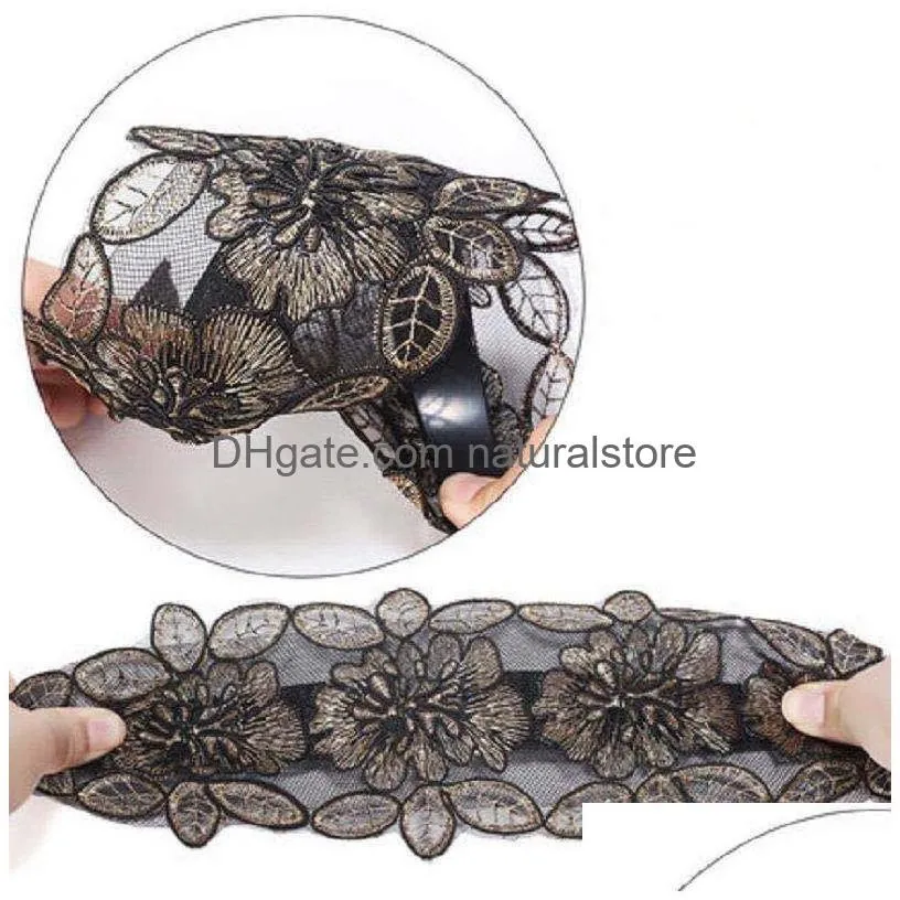 wide lace embroidery hairpin with toothed headband simple hairband fashion women 5 colors wholesale