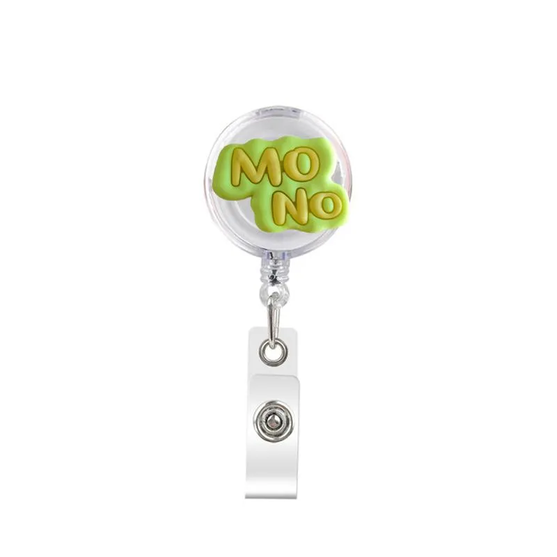 the flowers retractable badge reel with alligator clip name nurse id card badge holder reel decorative custom badge holder