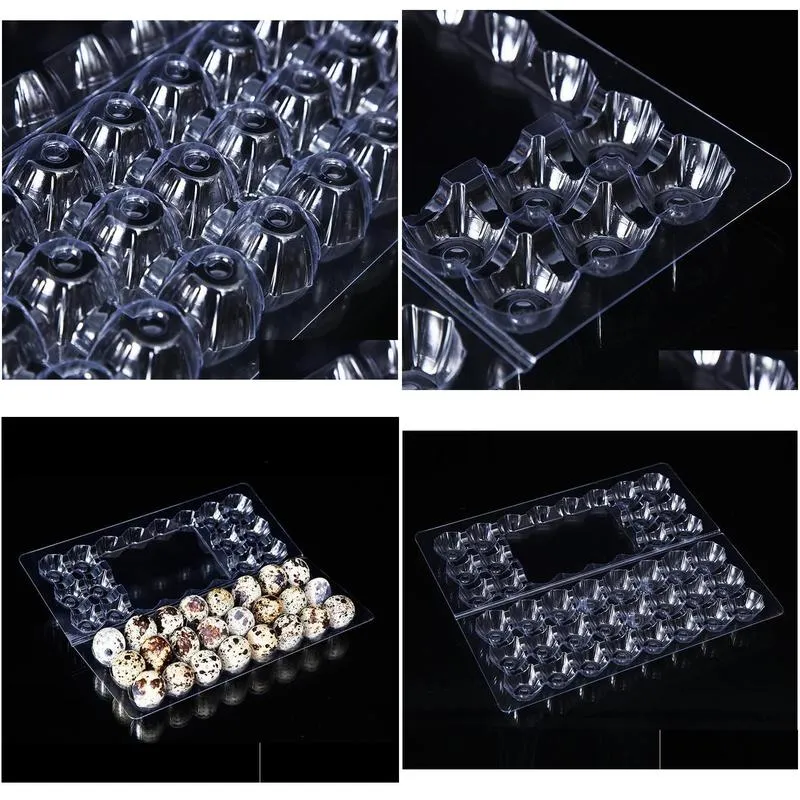wholesale 24 holes quail egg containers plastic egg boxes 1000pcslotpersonal care