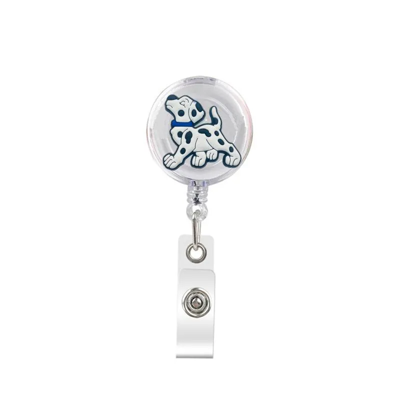 badge reels witch badge reels retractable funny magic badge holder alligator clip for nurse doctor