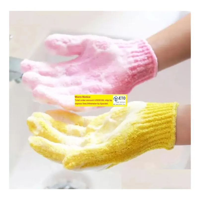 500pcs cleaner cloth bath glove scrubber moisturizing spa skin care exfoliating gloves washing clean face body