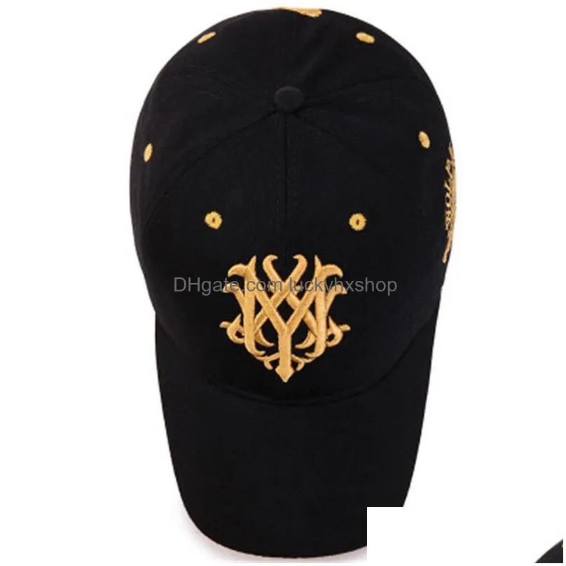 men`s baseball hat wolf embroidery cap male women`s summer hip-hop s fashion sports dad sun s 220318