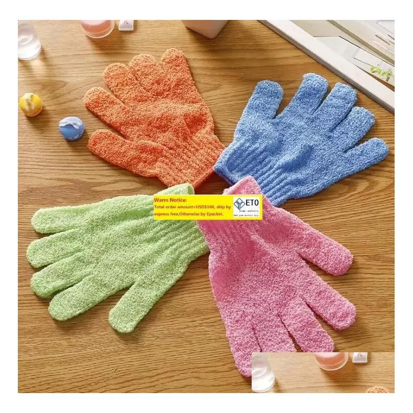 500pcs cleaner cloth bath glove scrubber moisturizing spa skin care exfoliating gloves washing clean face body
