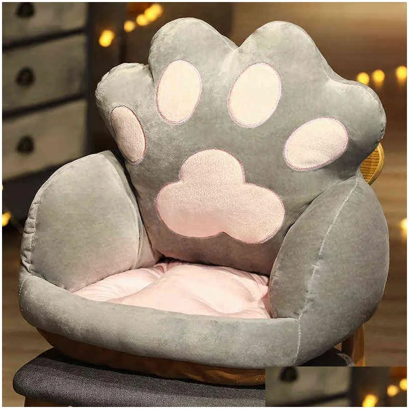 pc cm colorful legs crowns shell plush sofa cushion surround seat filled for indoor floor chair birthday gift j220704