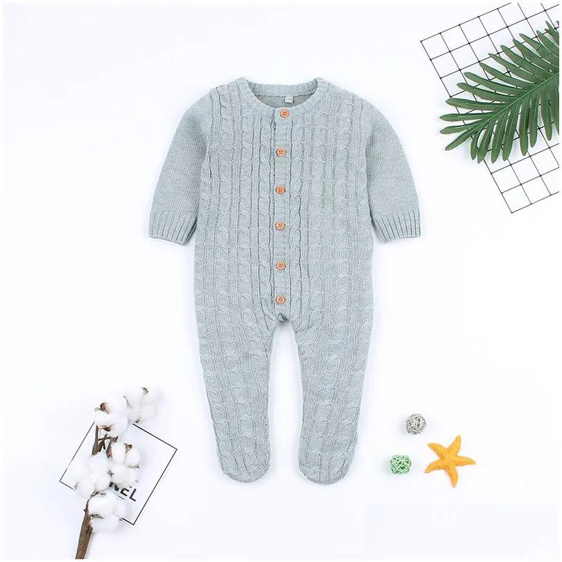 newborn props clothes hood footed rompers baby boy costume knit outfit infant boys girls romper photography 0-24m c0126