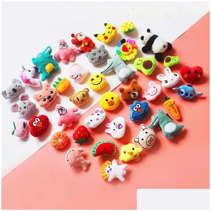 plush dolls 40pc cute animal 56cm kawaii rabbit bear panda stuffed toys mini girl claw machine doll accessories wholesale 221113