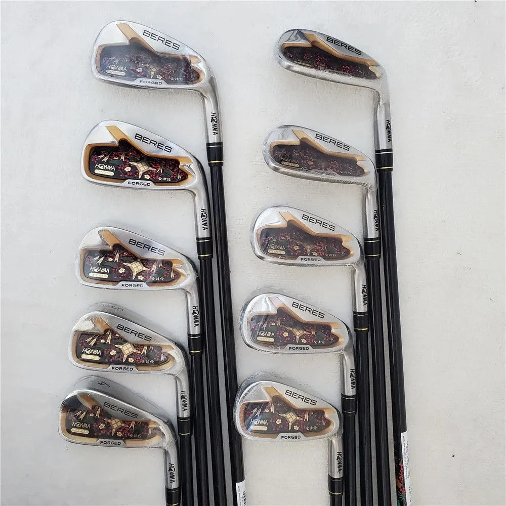 new 4 Star Honma IS-08 Iron Set Honma S-08 Golf Clubs 4-11AwSw R/S/SR Flex ARMRQ Graphite Shaft With Head Cover