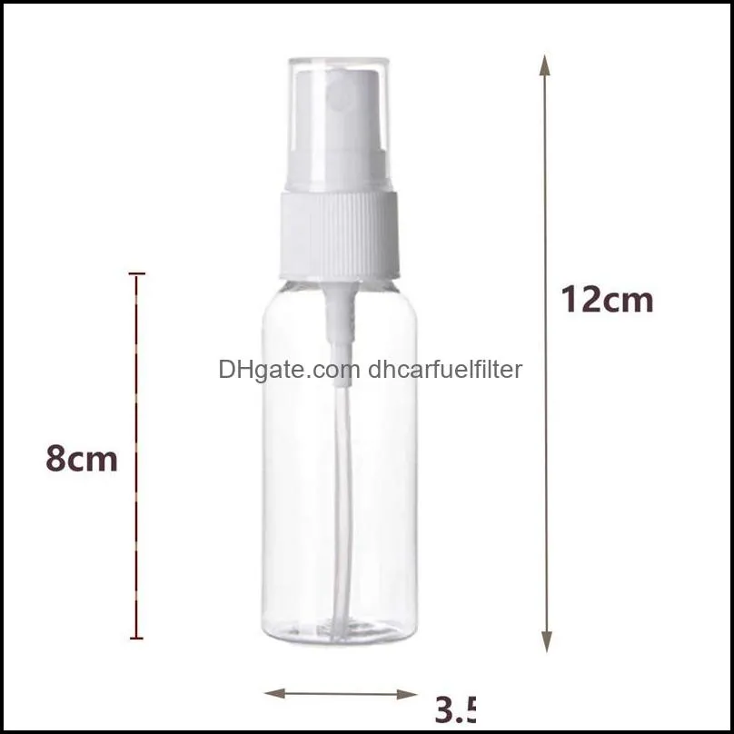 24 Pack 2Oz Plastic Clear Spray Bottles Refillable Bottles 60Ml Fine Mist Sprayer for  Oils Travel