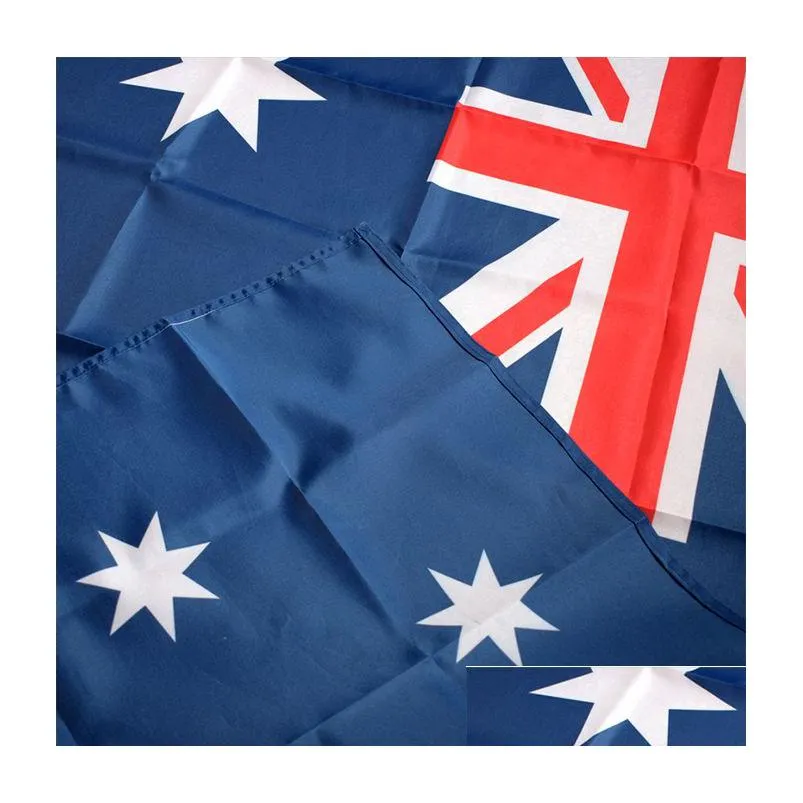 3x5 australia flag , custom national hanging outdoor indoor screen printing 68d screen printing , support drop shipping