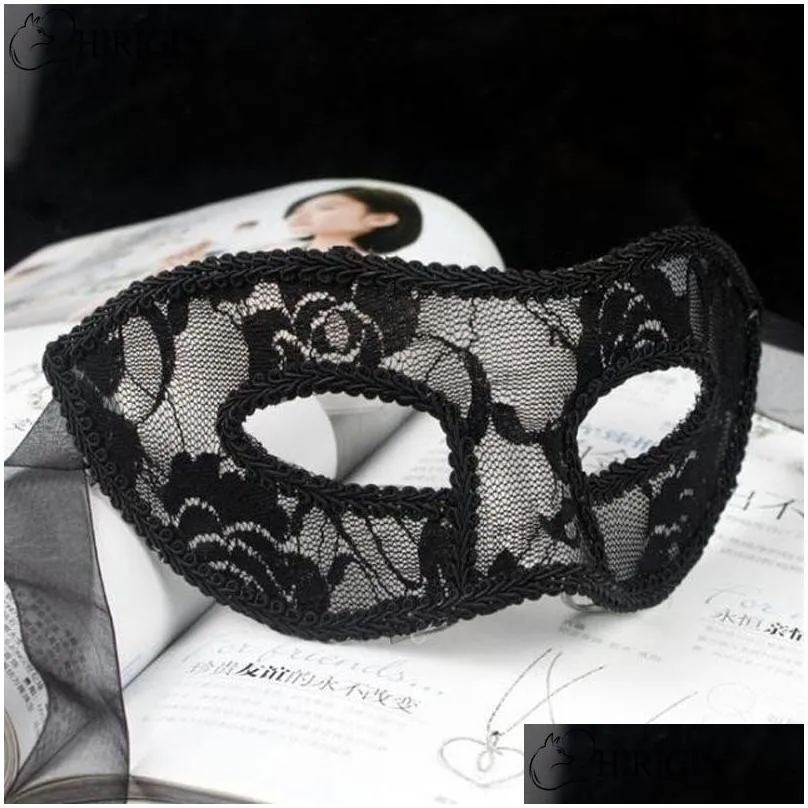 black red white women sexy lace eye mask party masks for masquerade halloween venetian masquerade masks 2020 q0806