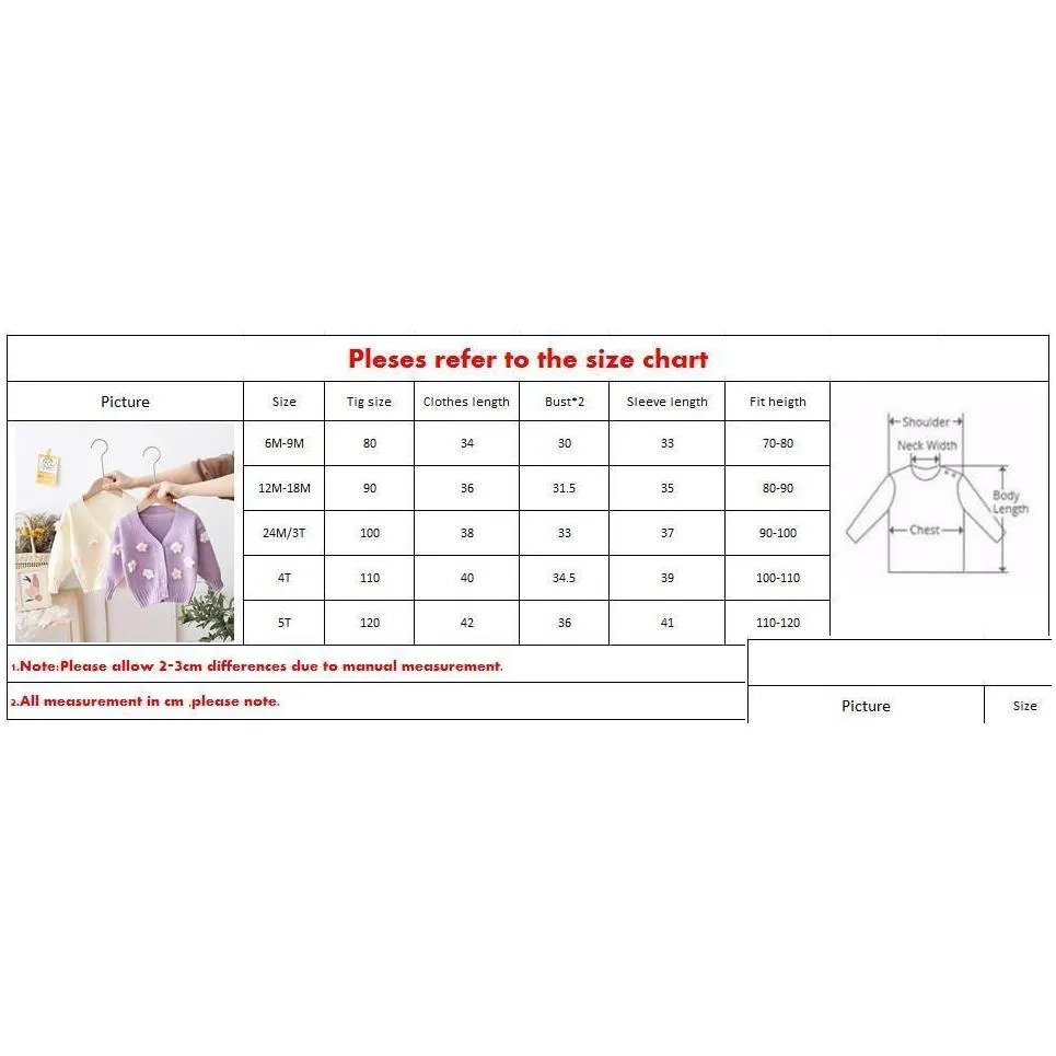 cardigan fashion baby girl winter clothes flower for knitted sweater soft autumn children outerwear 230113