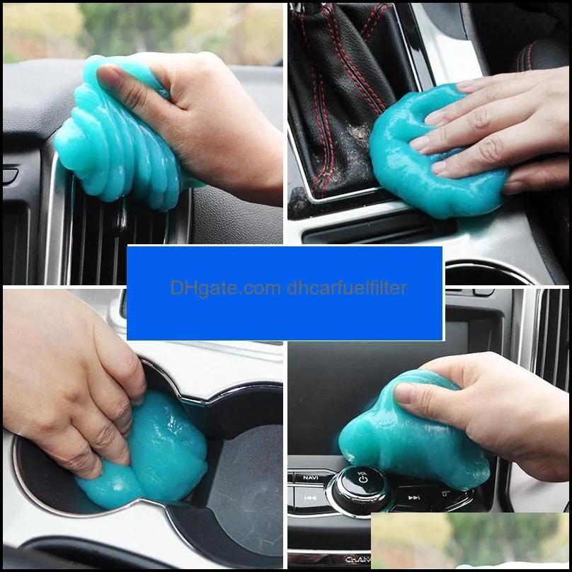 Car Sponge Wash Interior CleaninCar Air Conditioning Port Cleaning Auto Vent Magic Dust Remover Glue Keyboard Dirt CleanerCar