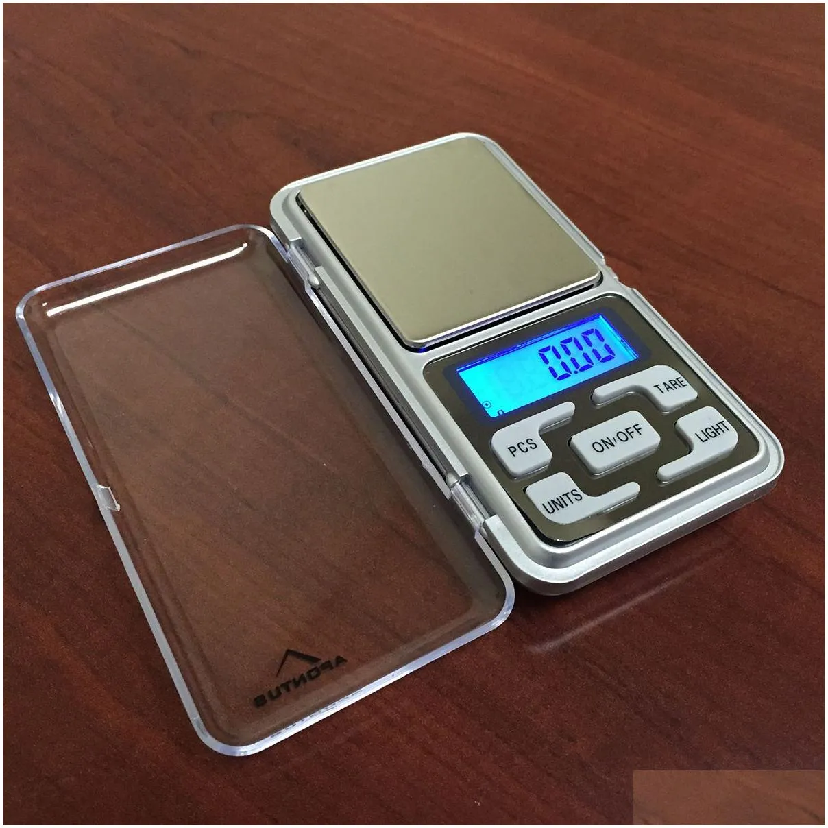 wholesale Digital Scales Digital Jewelry Scale Gold Silver Coin Grain Gram Pocket Size Herb Mini Electronic backlight 100g 200g 500g fast