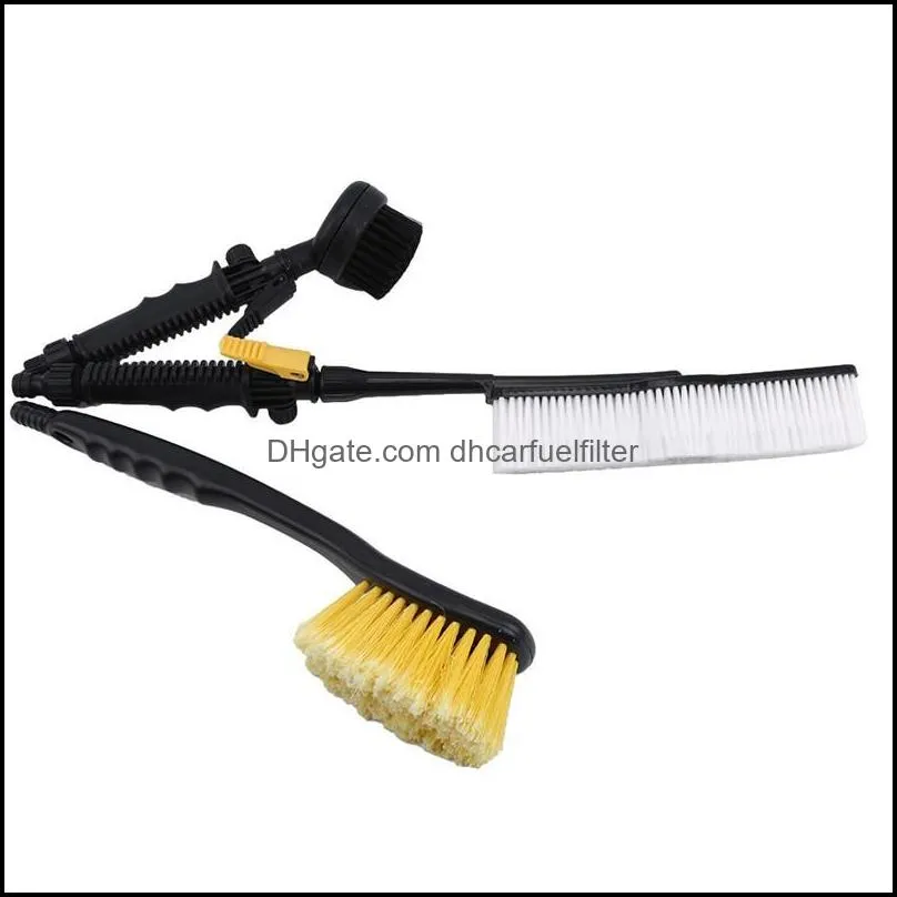 Car Sponge Foam Bottle Water Washing Brush Long Handle Soft Hair Cleaning Mop Accessories Atomizing Nozzle Wash GunCar