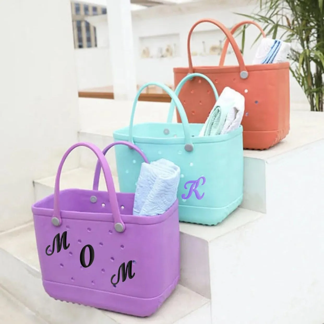 Charms Letter Compatible With Bogg Bags 2.75 In Large Size Bag Inserts Accessories Decorative Charm For Beach Black N Drop Delivery Otfm6 From 0 29 DHgate