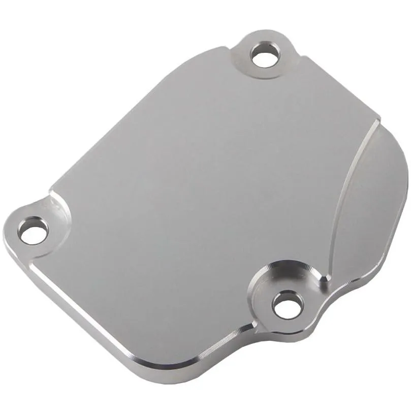 car modified aluminum alloy timing chain tensioner cover plate fit for honda k20 k24 engine