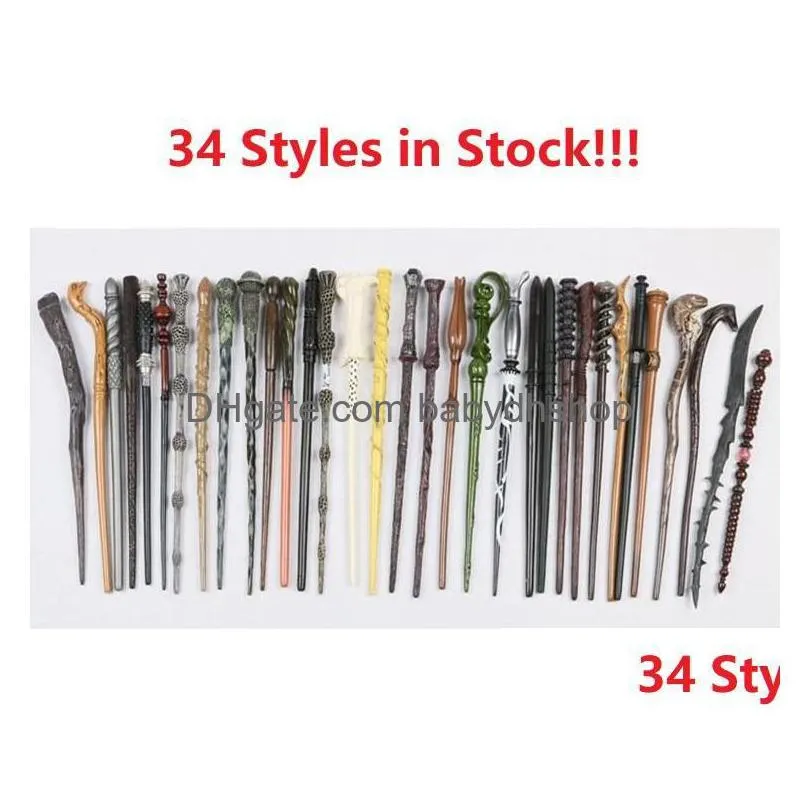 34 styles magic props creative cosplay magic wand tricks upgrade resin magical wands kids christmas birthday party toy xmas halloween cosplay