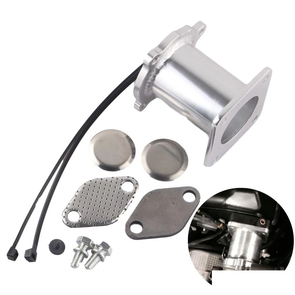 aluminum egr removal valve kit blanking bypass for bmw 3 series e90 e91 e92 e93 320d 325d 330d xd intake exhaust valve