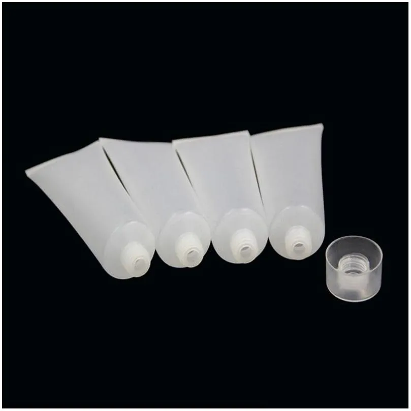 wholesale screw cap/flip cap empty portable travel squeeze cosmetic containers cream lotion plastic bottles 15ml 20ml 30ml 50ml 100ml