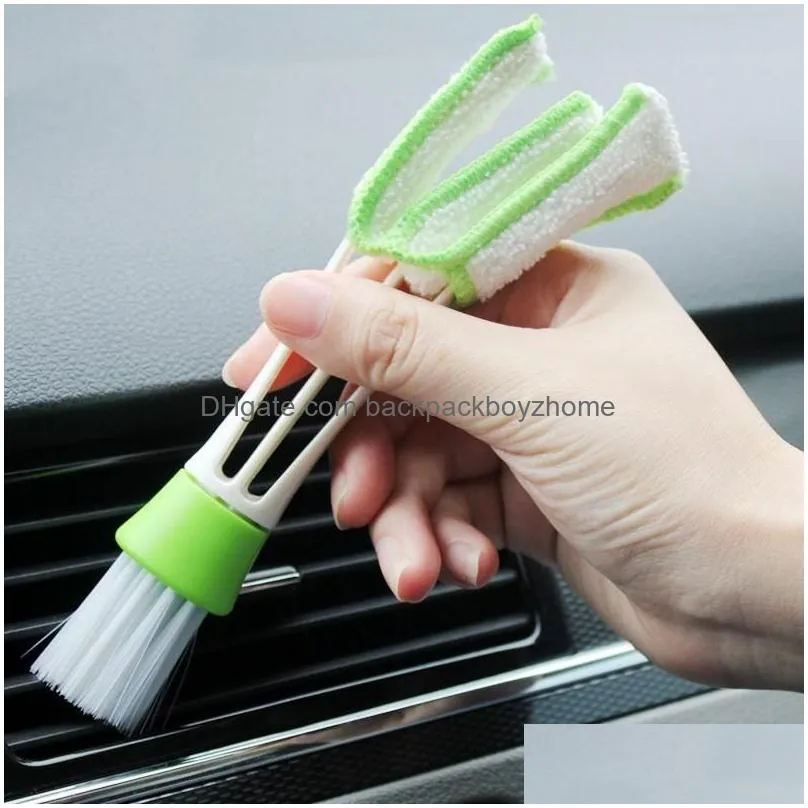 ice scraper car brush air conditioning outlet crevice clean the dashboard corner cleaning dust collector keyboard accessories 0425