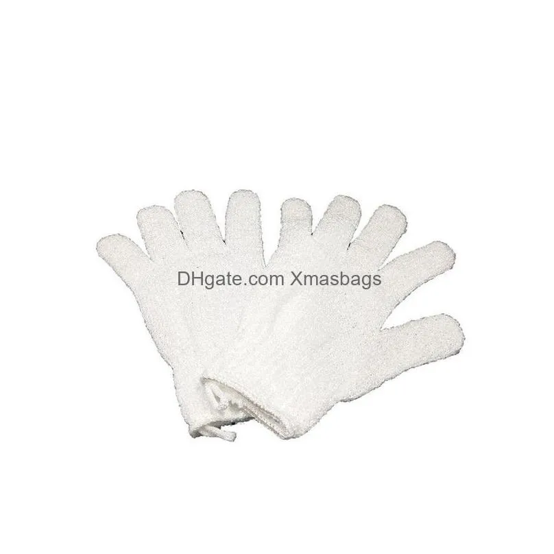 bath brushes for peeling exfoliating mitt glove shower scrub gloves resistance body massage sponge wash skin moisturizing spa foam