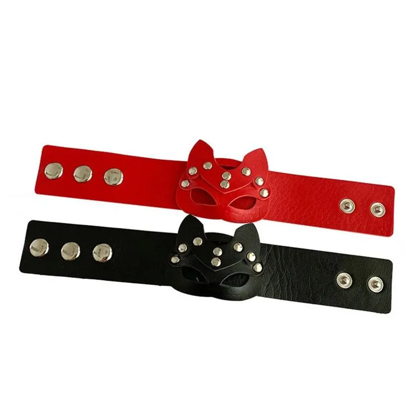 charm bracelets new leather studded cuspidal spikes rivet stud fox wide cuff pu leather punk gothic rock unisex bracelet men jewelry