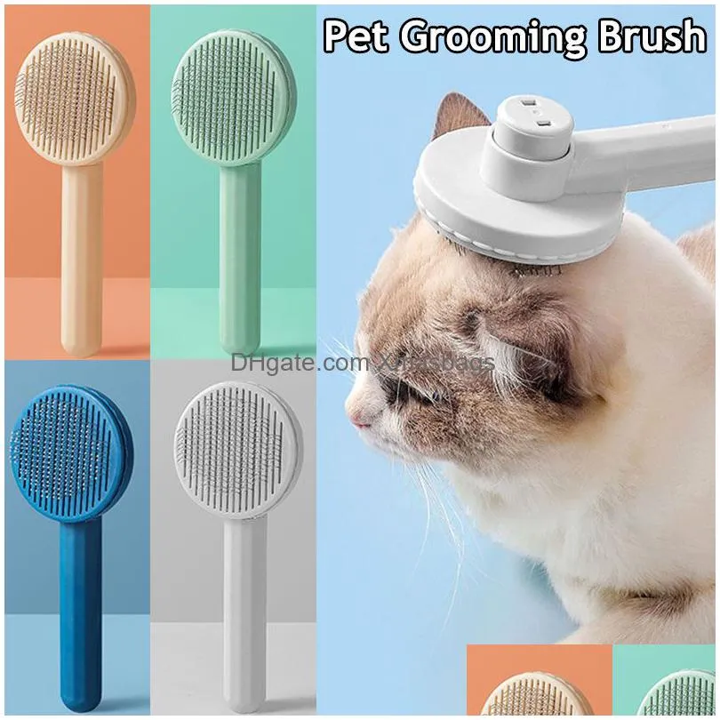 stock cat brush pet comb hair removes dog hair comb for cat dog grooming hair cleaner cleaning beauty slicker brush pet supplies