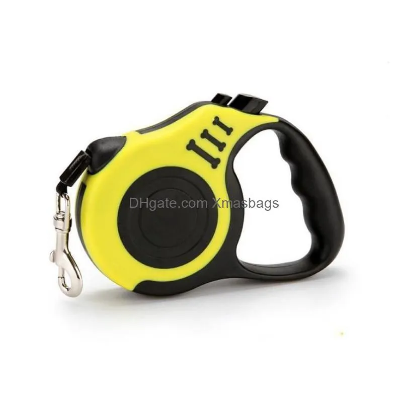 stock retractable dog leashes automatic nylon puppy cat traction rope belt pets walking leashes for small medium dogs fy5415