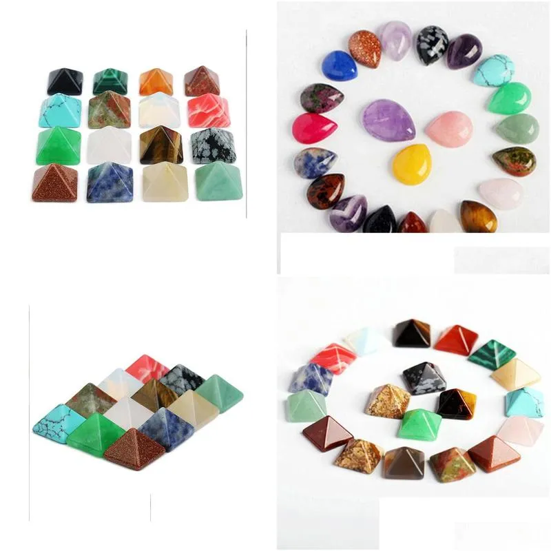 2021 10pcs tumbled stone beads and bulk assorted mixed gemstone rock minerals crystal stone for chakra healing crystals and