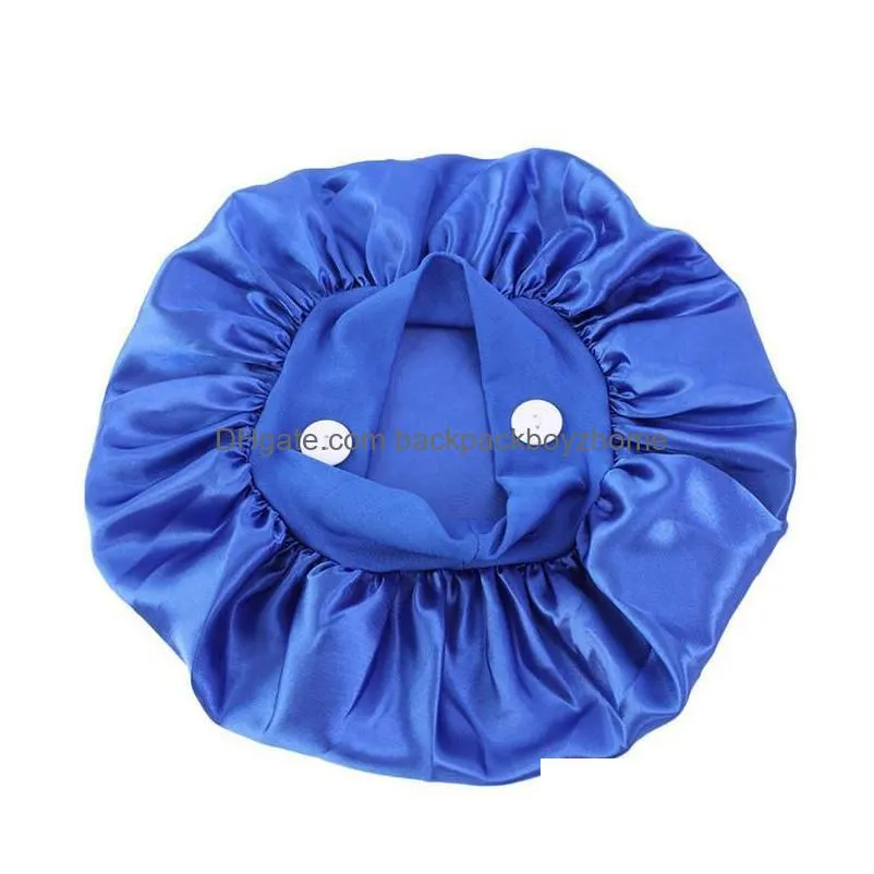 hair clippers silk night cap hat can hang mask women head cover sleep satin bonnet for beautiful hair home cleaning supplies cpa3306